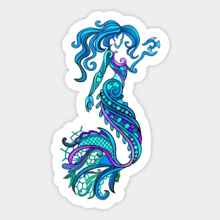 Yemaya Orisha Religion Yoruba Cute Mermaid Girl Sticker